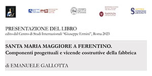 Presentazione libro Santa Maria Maggiore a Ferentino
